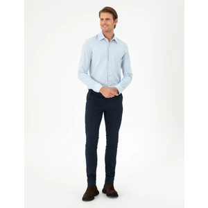 Pierre Cardin Erkek Lacivert Slim Fit Kanvas Pantolon 50299558-VR033