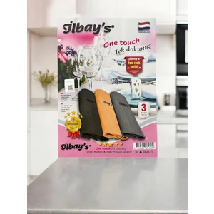 Ilbay's Mikrofiber Temizlik Bezi Orjinal Qr  Kodlu 40X60CM 3'lü 2 Paket Toplam 6 Adet Bez