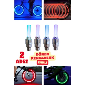 Dönen Rengarenk Rgb Hareket Sensörlü Sibop Işık LED Işıklı Bisiklet Araba Motor Lambası