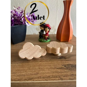 Bay Kulp Bulut Kulp Çocuk Odası Bebek Odası Ahşap kulp