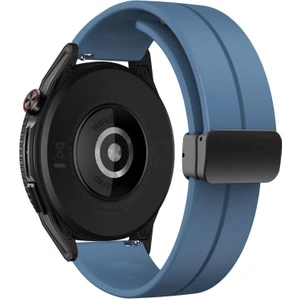 Huawei Watch Gt5 46mm Gt5 Pro Gt4 46mm Gt3 46mm Gt3 Pro Gt3 Se ile Uyumlu Kordon Silikon Magnet Toka