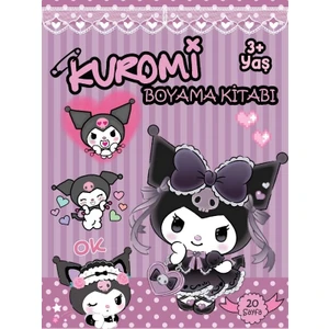 Kuromi, Çocuklar Için Eğlenceli Boyama Kitabı, (+20), (Tam Sayfa Resimli Boyama Kitabı)
