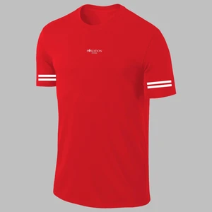 Poseidon Storm Yeni Seri Büyük Beden Kirmizi Dri-Fit Erkek Kumaş Yürüyüş Için Konforlu Sıfır Yaka Tshirt (4xl- 10XL)