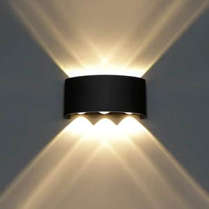 10W Modern Tasarım Dekoratif Aplik 6'LI LED Çift Taraflı Su Ve Toza Karşı Dayanıklı