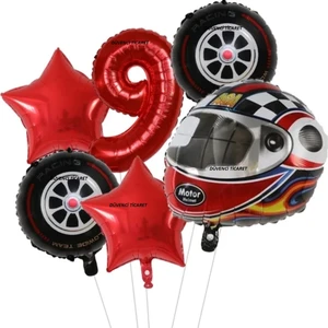 Düvenci Ticaret Kask Folyolu Yaş Rakam Balon Set