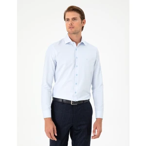 Pierre Cardin Erkek Açık Mavi Slim Fit Uzun Kollu Gömlek 50296573-VR003