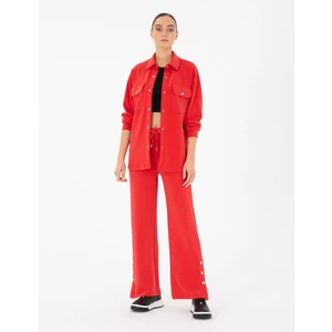 Pierre Cardin Kadın Kırmızı Loose Fit Eşofman Altı 50291221-VR030