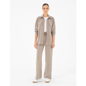 Pierre Cardin Kadın Vizon Loose Fit Eşofman Altı 50291221-VR052