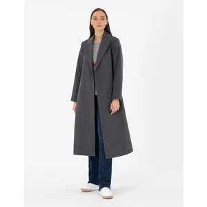 Pierre Cardin Kadın Antrasit Kaşe Kaban 50290346-VR006