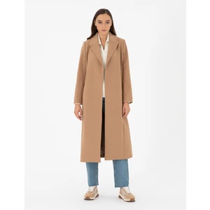 Pierre Cardin Kadın Bej Kaşe Kaban 50290346-VR011