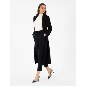 Pierre Cardin Kadın Siyah Kaşe Kaban 50290346-VR046