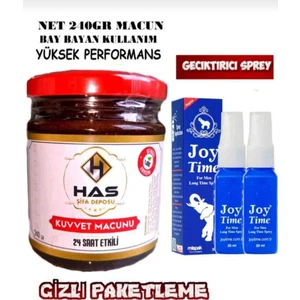 Bitkisel Atom Kuvvet  Macunu 240 gr ve Joy Time Sprey 30 ml
