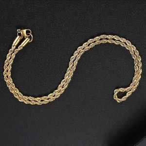 Takı Accessory Çelik Burgu Zincir Kolye 75CM