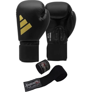 ADISBG50 SPEED50 Adidas Boks Eldiveni Kick Boks Muay Thai Boks Eldiveni ve Bandaj 2'li Set