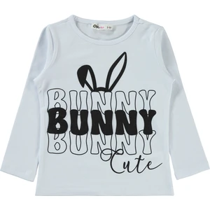 Civil Girls Kız Çocuk Sweatshirt 2-5 Yaş Beyaz