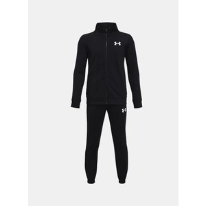 Under Armour Düz Siyah Erkek Eşofman Takımı 1363290-004-UA Rival Knit Track Sui