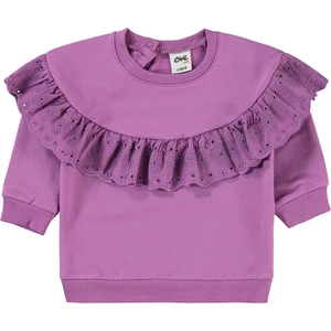 Civil Baby Kız Bebek Sweatshirt 6-18 Ay Leylak