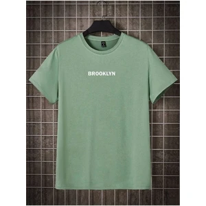 Unisex Brooklyn Baskılı Oversize Tshirt