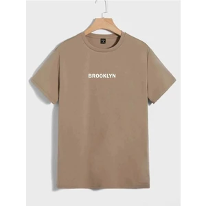 Unisex Brooklyn Baskılı Oversize Tshirt