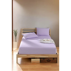 Lantana Lila Lastikli Çarşaf Takımı ( Yastık Kılıflı ) Tek Kişilik / Çift Kişilik