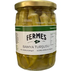 Katkısız Doğal Ev Yapımı Bamya Turşusu 580 cc