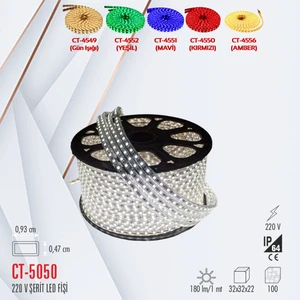 CT-4549 220 V Dış Mekan Şerit LED