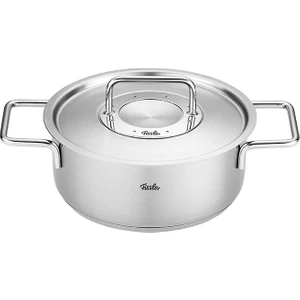 Pure Collection Metal Kapak Kısa Tencere 24 cm