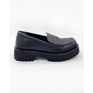 Kadın Loafer Trak Taban Günlük Ayakkabı Siyah