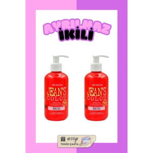 Jean'S Color Kırmızı Ateş Renkli Saç Boyası 250 Ml X2 Adet Su Bazlı Red Fire Hair Dye