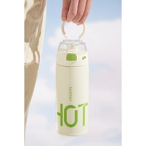 Şeffaf Kapak Termos Unisex Matara 530 ml