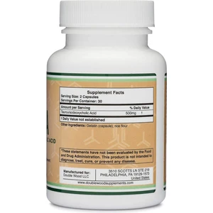 Double Wood Tudca 60 Capsules 500 mg Per Serving