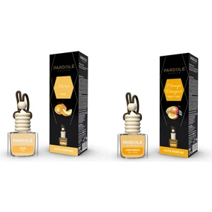 Araç Kokusu Mango Dünyası +  Kavun 2'li Set - Oto Parfümü -8 ml - Oto Kokusu 2'li Set