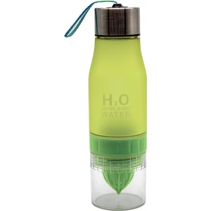 H2O Limon Meyve Sebze Filtreli Tritan Su Şişesi Suluk Matara 650 ml