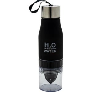 H2O - Limon / Meyve / Sebze Filtreli Tritan Su Şişesi Suluk Matara - 650 ml - Bpa Içermez