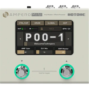 MP-50VN Ampero Mini (Vanilla) Amp Modeler   Effects Processor, (9V Adaptör Dahil)