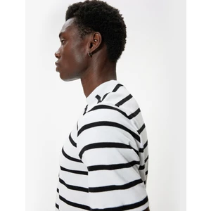 Basic Tişört Bisiklet Yaka Kısa Kollu Pamuklu