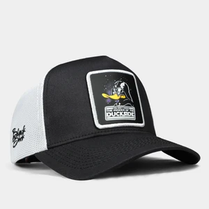 V1 Trucker Duckside - 1sb Kod Logolu Unisex Siyah-Beyaz Şapka