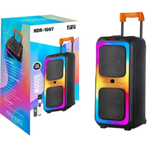 Ndr 1097 Taşınabilir Şarjlı Bluetooth Parti Hoparlörü 60 W 2*8 Inc High Sound Ultra Bass