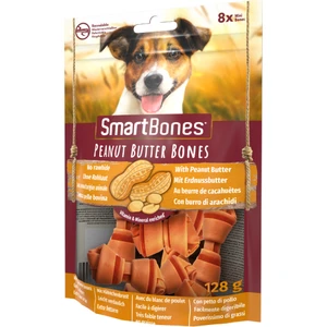Smartbones Peanut Butter Fıstık Ezmeli Tavuklu Düğüm Köpek Ödül Kemiği Mini 8 Li 128 gr