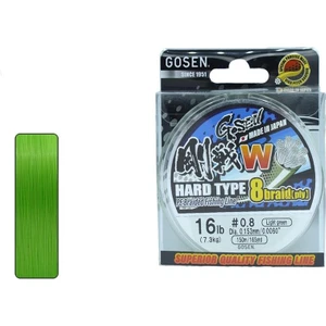 Gosen W8 Hard Type Pe 8 Örgü Spin Ip Misina 150MT Açık Yeşil