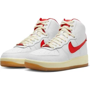Air Force 1 High Sculpt Womens Leather Sneakers Kadın Beyaz Deri Spor Sneaker Ayakkabı FN3500