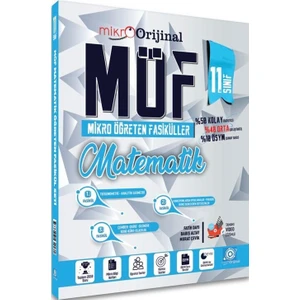 Orijinal Yayınları Orijinal Mikro 11. Sınıf Matematik Mikro Öğreten Fasiküller