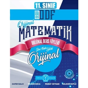Orijinal Yayınları 11. Sınıf Matematik Odf Orijinal Ders Föyleri