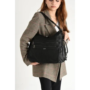 Yıkama Suni Deri Kadın Omuz Sırt Çantası Fonksiyonel Kullanım Bayan Çanta 25*35 cm Postacı Çanta