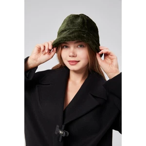 Peluş Bucket Kadın Balıkçı Şapkası Yumuşak ve Tüylü Kadın Şapkası