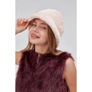 Peluş Bucket Kadın Balıkçı Şapkası Yumuşak ve Tüylü Kadın Şapkası