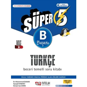 Nitelik Yayınları 5. Sınıf Süper Türkçe Beceri Temelli Soru Kitabı