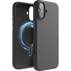 M.TK Moveteck Apple iPhone 16 Plus Kılıf Lansman Magsafe Şarj Özellikli Yumuşak Mat Renkli Hassas Butonlu Kadife Silikon