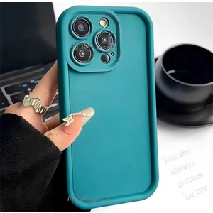 M.tk moveteck Apple iPhone 16 Pro Max Kılıf Yumuşak Renkli Lansman Silikon Kamera Yükseklik Korumalı Kenarları Extra Çıkıntılı 3D Moda
