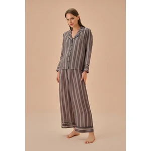 Slim Gömlek Yaka Pijama Takımı
